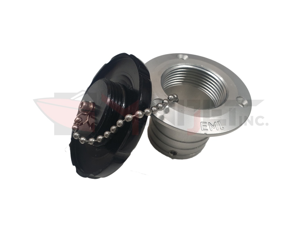 Billet Aluminum Fuel Cap with Retainer-Chain