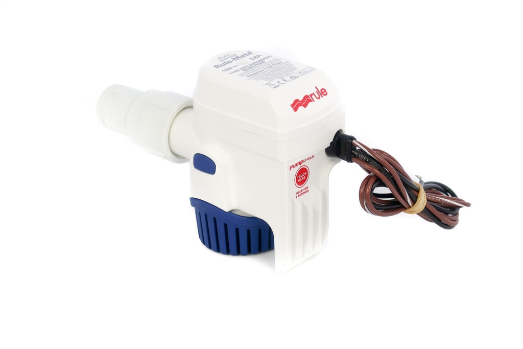 Automatic Bilge Pump Kit (Includes Hull Fitting, Hose and Mounting plate)