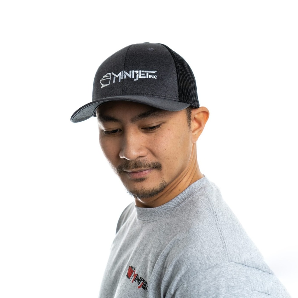 [006-030-000-12549M] Minijet Hat (Black Back, Black Front, Black Logo)