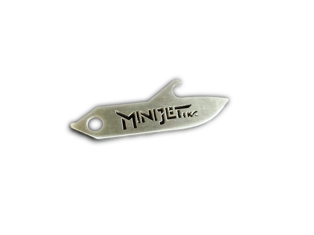 [002-000-111-12436M] Minijet Keychain Bottle Opener