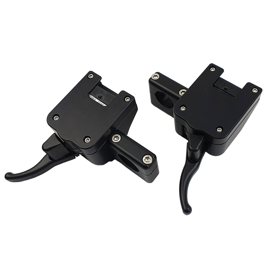 Minijet Electronic Finger Control Levers (Throttle, Clamp for Large Diameters / Round Steering Wheel)